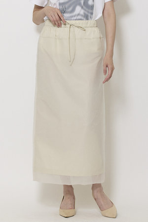 ミラ ショーン バイ チカ キサダ/mila schon by chika kisadaのオーガンジー レイヤードスカート(110700/110703)