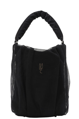 ミラ ショーン バイ チカ キサダ/mila schon by chika kisadaのチュールレイヤード ロゴバック(120600/120602)