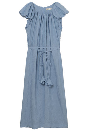 ミラ ショーン バイ チカ キサダ/mila schon by chika kisadaのシルク混クリンクルクロスワンピース(110500/110503)