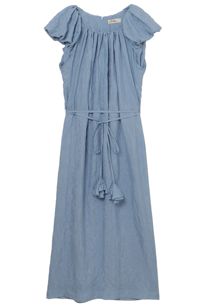 ミラ ショーン バイ チカ キサダ/mila schon by chika kisadaのシルク混クリンクルクロスワンピース(ブルー/50651301603)