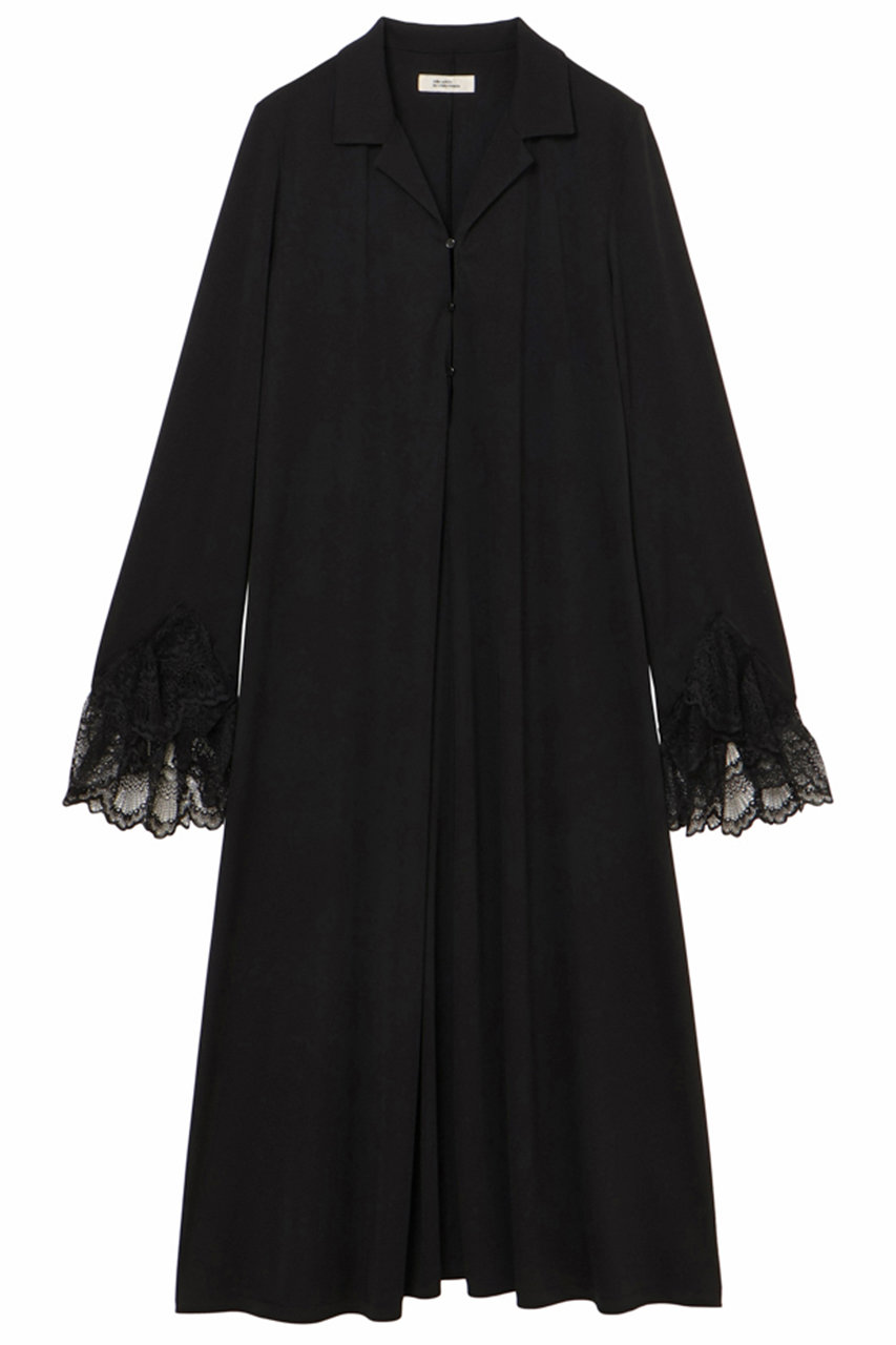 ミラ ショーン バイ チカ キサダ/mila schon by chika kisadaのオープンカラージャージドレス(ブラック/50651304082)