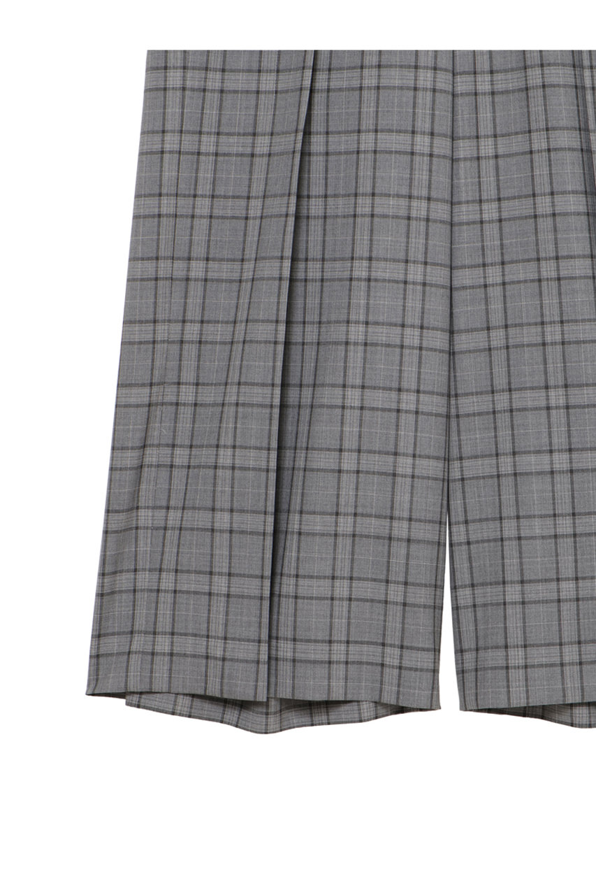 【美品】  mila schon by chika kisada / ミラ ショーン | チェック ジレ ベスト | 40 | グレー | レディース mila schon by chika kisada(ミラ ショーン バイ チカ キサダ)｜ウール