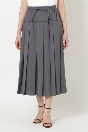 ミラ ショーン バイ チカ キサダ/mila schon by chika kisadaのウールライク プリーツスカート(110700/110703)