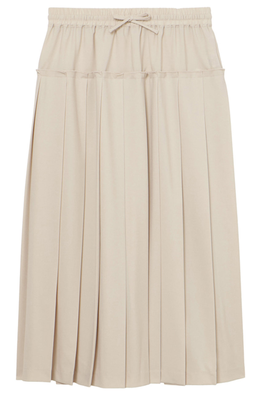 ミラ ショーン バイ チカ キサダ/mila schon by chika kisadaのウールライク プリーツスカート(ベージュ/50651602303)