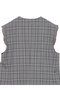ウールチェックベスト ミラ ショーン バイ チカ キサダ/mila schon by chika kisada