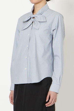 ミラ ショーン バイ チカ キサダ/mila schon by chika kisadaのストライプダブルリボンブラウス(110400/110403)