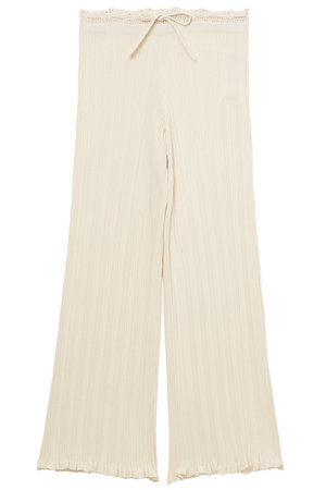 ミラ ショーン バイ チカ キサダ/mila schon by chika kisadaのリブニットパンツ(110600/110601)