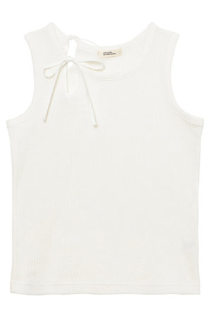 ミラ ショーン バイ チカ キサダ/mila schon by chika kisadaのスリットリボンタンクトップ(110100/110101)