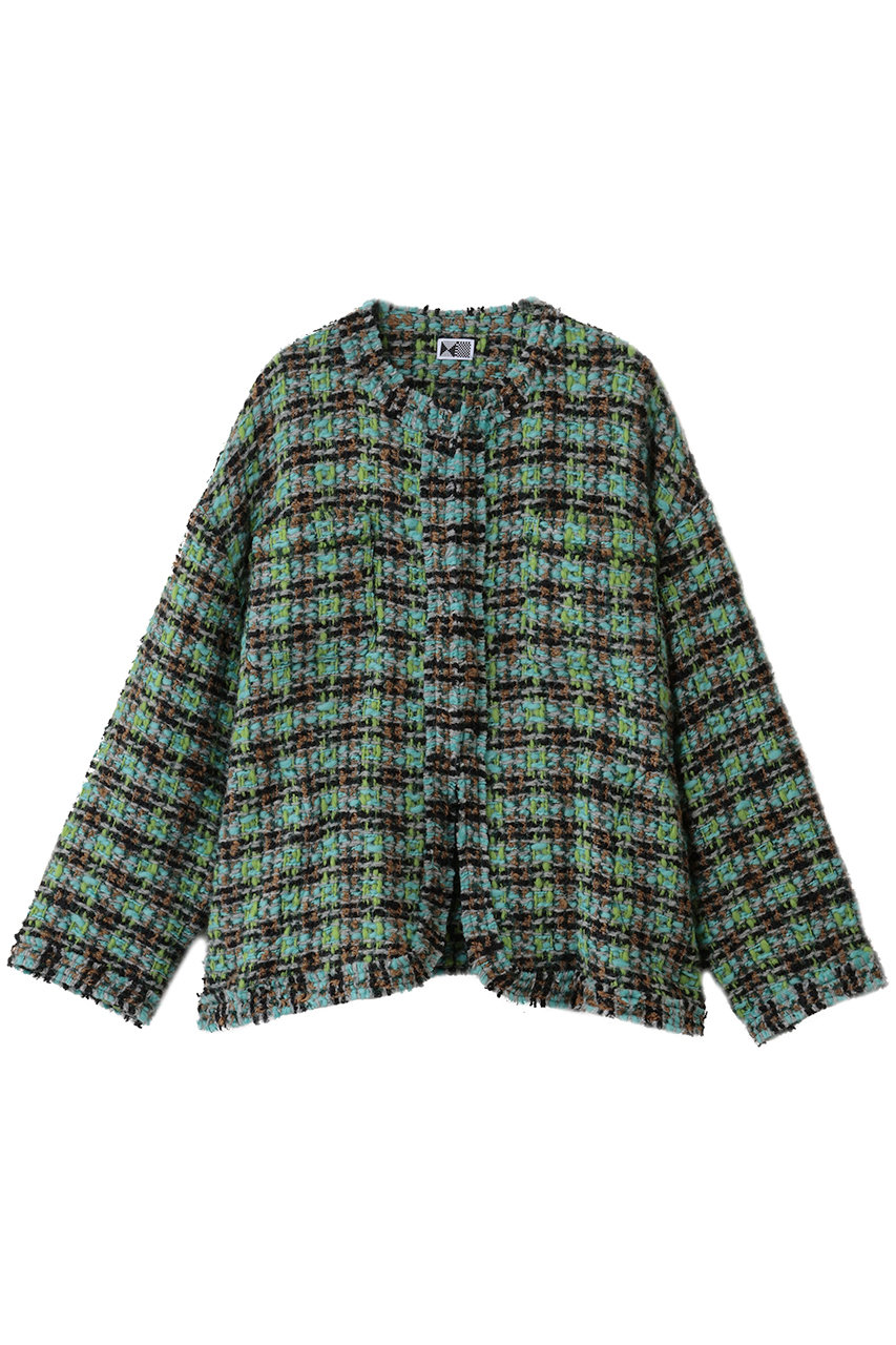 kijinokanosei フリンジジャケット (shinshin グリーン, F) キジノカノウセイ ELLE SHOP