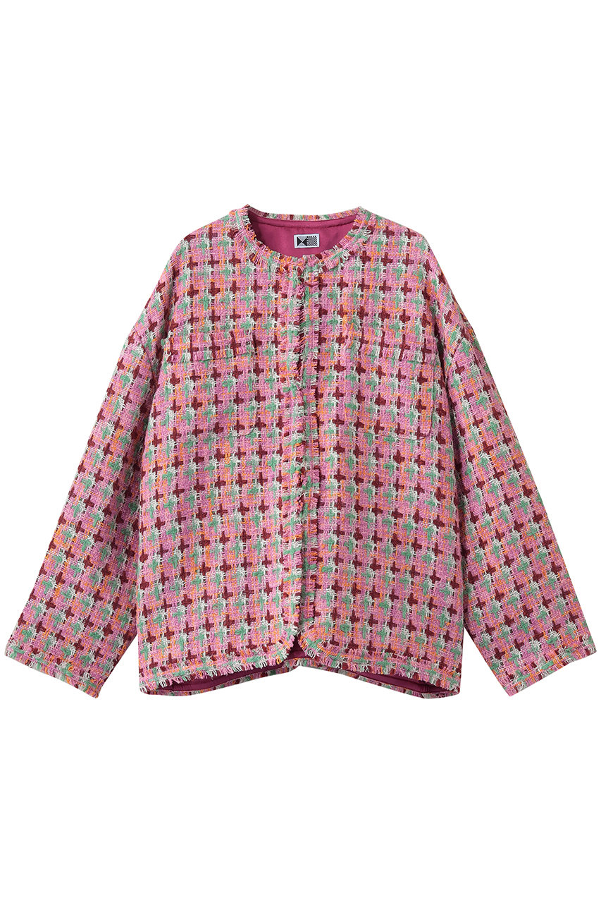 キジノカノウセイ/kijinokanoseiのfringe ジャケット(cherry ピンク/KJ507SS72)