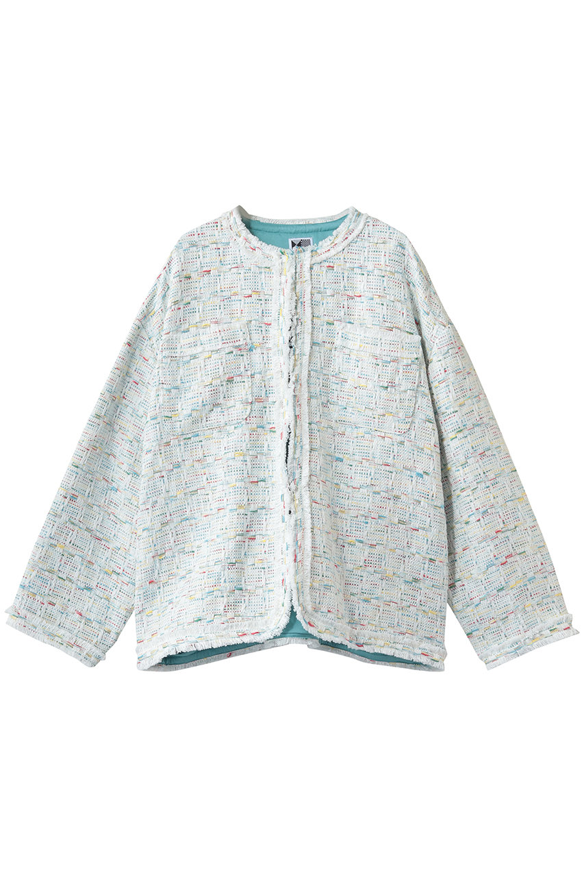 キジノカノウセイ/kijinokanoseiのfringe ジャケット(biidoro ホワイト/KJ507SS72)