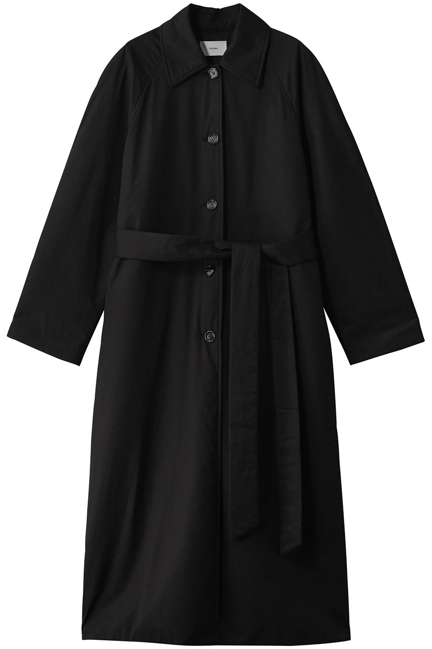 セアン/SCEARNのTAFTA COAT  Stan Collar Single Coat/コート(Black/CMCZCW0007)