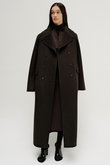 WOOL CASHMERE REVER Wide Collar Double Coat/コート