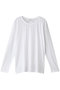 COTTON JERSEY Long Sleeve T-Shirt/Tシャツ セアン/SCEARN White