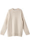 LOW GAUGE CASHMERE KNIT Round Neck Cashmere Pullover/ニット セアン/SCEARN Ivory