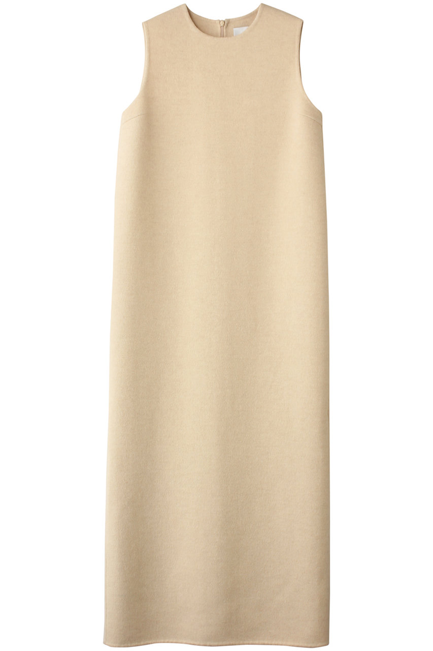 セアン/SCEARNのWOOL CASHMERE  REVER WITH CLEAR PILE Sleeveless Dress/ドレス(Taupe/OPCZCW0001)