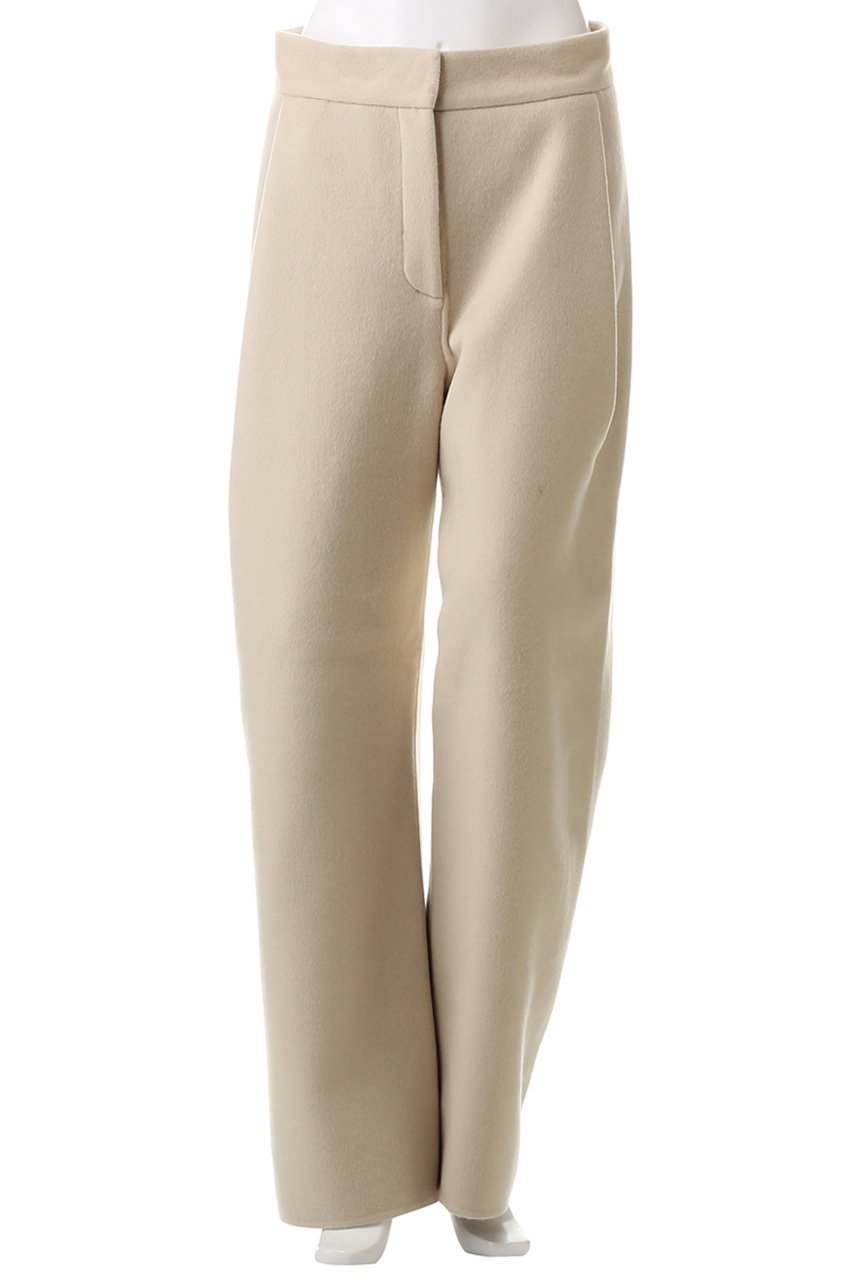 SCEARN(セアン)｜WOOL CASHMERE REVER Tuck Pants/パンツ/Beige