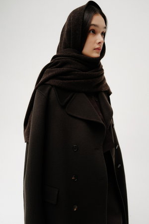 MIDDLE GAUGE CASHMERE KNIT Muffler/マフラー