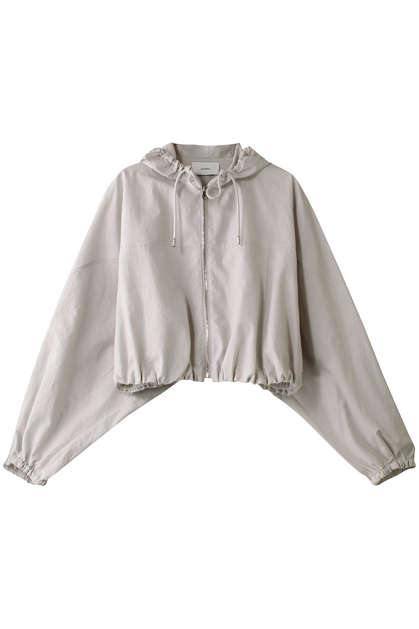 セアン/SCEARNのCOTTON HIGH DENSITY CLOTH ブルゾン(LIGHT GRAY/JKSNGM0201)