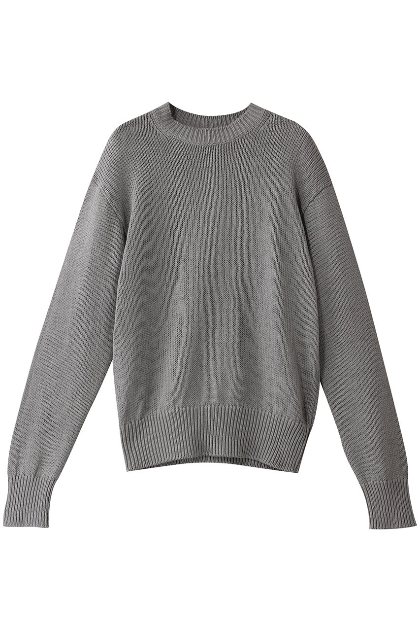 SCEARN GIMA COTTON SILK WASHI ニット (GRAY, 38) セアン ELLE SHOP SCEARN GIMA COTTON SILK WASHI ニット (GRAY, 38) セアン ELLE SHOP