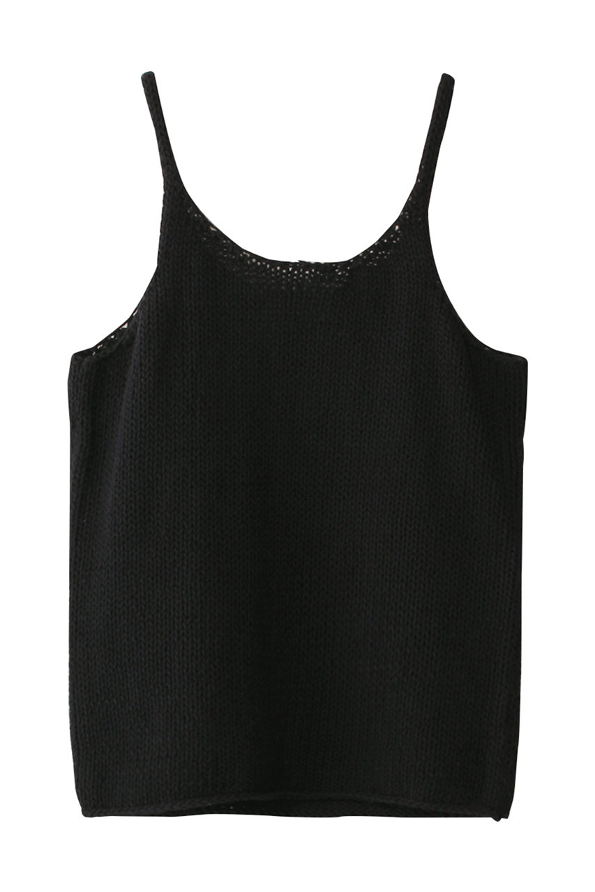 SCEARN COTTON CODE HAND KNIT ニット (BLACK, 38) セアン ELLE SHOP SCEARN COTTON CODE HAND KNIT ニット (BLACK, 38) セアン ELLE SHOP
