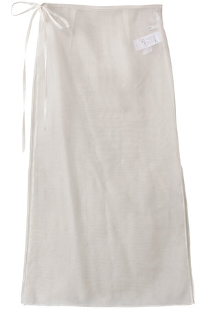 セアン/SCEARNのSILK SATIN ORGANDIE スカート(110700/110703)