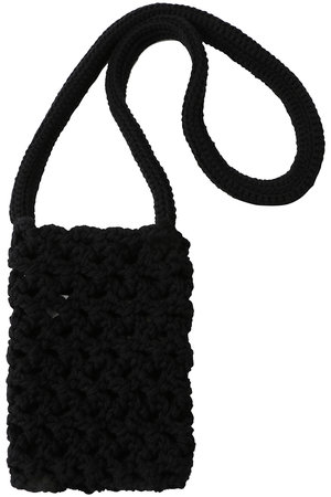 セアン/SCEARNのCOTTON CODE HAND KNIT ニットバッグ(120100/120101)