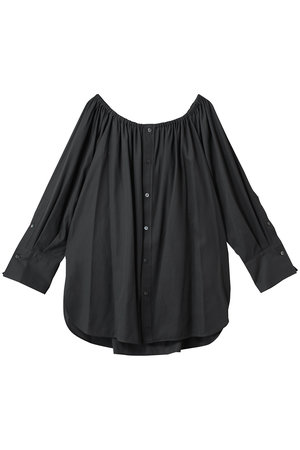 セアン/SCEARNのGASSED VOILE COTTON 2WAYブラウス(110400/110403)