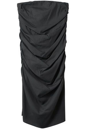 セアン/SCEARNのGASSED VOILE COTTON チューブトップブラウス(110400/110401)