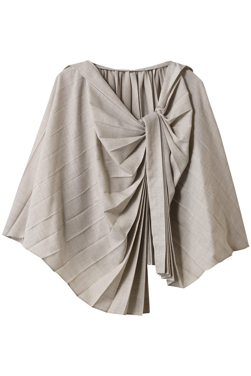 SCEARN TEXTURED TWILL ブラウス/ケープ (LIGHT GRAY, 38) セアン ELLE SHOP SCEARN TEXTURED TWILL ブラウス/ケープ (LIGHT GRAY, 38) セアン ELLE SHOP
