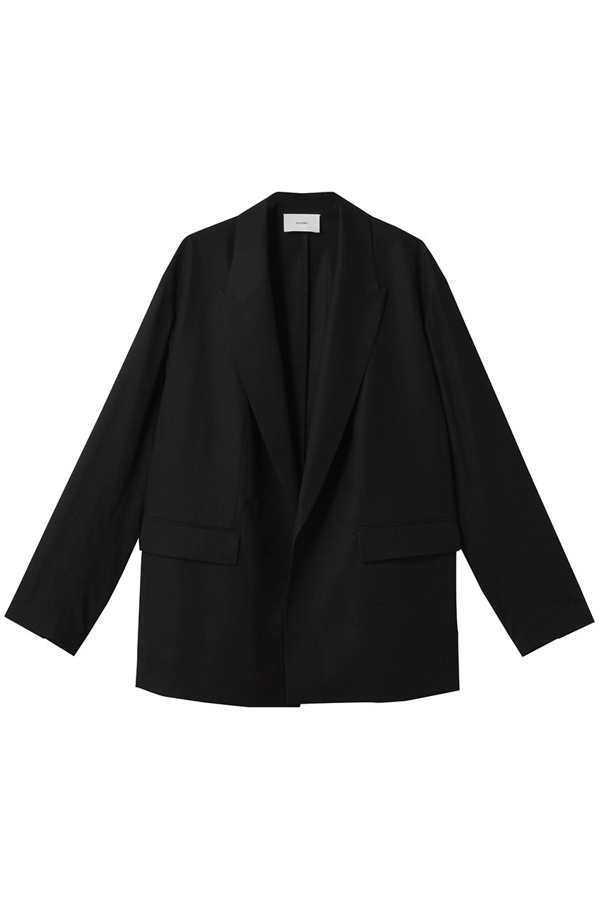 SCEARN ORGANIC COTTON TYPEWRITER ジャケット (BLACK, 36) セアン ELLE SHOP SCEARN ORGANIC COTTON TYPEWRITER ジャケット (BLACK, 36) セアン ELLE SHOP