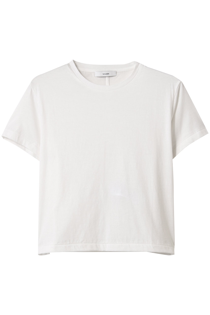 SCEARN COTTON JERSEY Tシャツ (WHITE, 38) セアン ELLE SHOP SCEARN COTTON JERSEY Tシャツ (WHITE, 38) セアン ELLE SHOP
