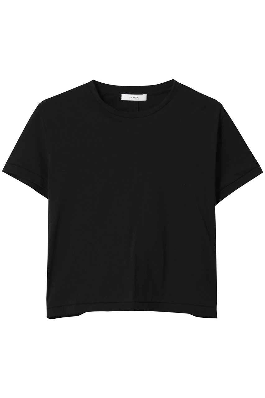 SCEARN COTTON JERSEY Tシャツ (BLACK, 38) セアン ELLE SHOP SCEARN COTTON JERSEY Tシャツ (BLACK, 38) セアン ELLE SHOP