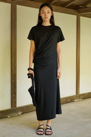 セアン/SCEARNのCURVY JERSEY ワンピース(110500/110503)