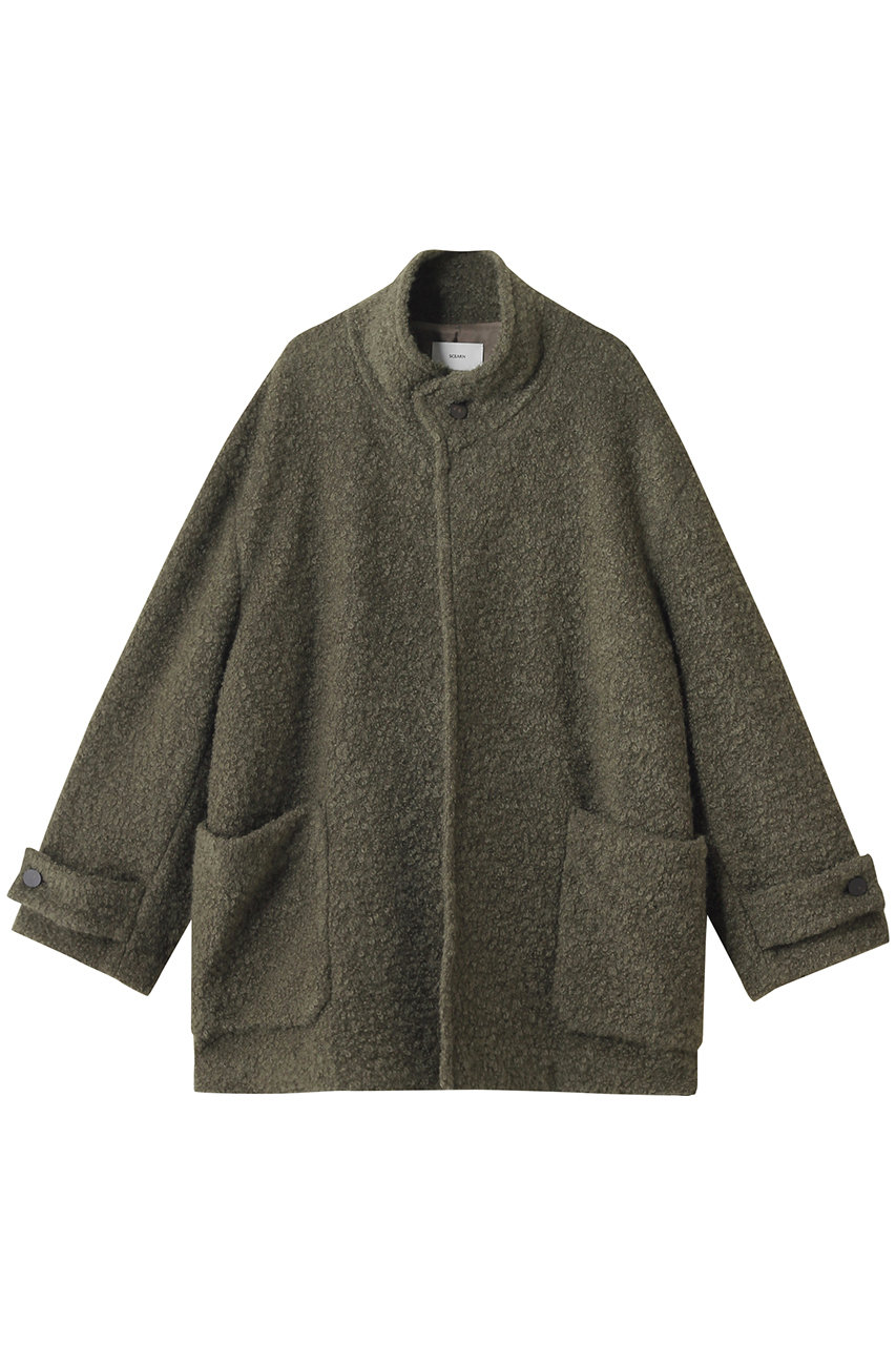SCEARN LOOP JERSEY コート (Khaki, 38) セアン ELLE SHOP SCEARN LOOP JERSEY コート (Khaki, 38) セアン ELLE SHOP