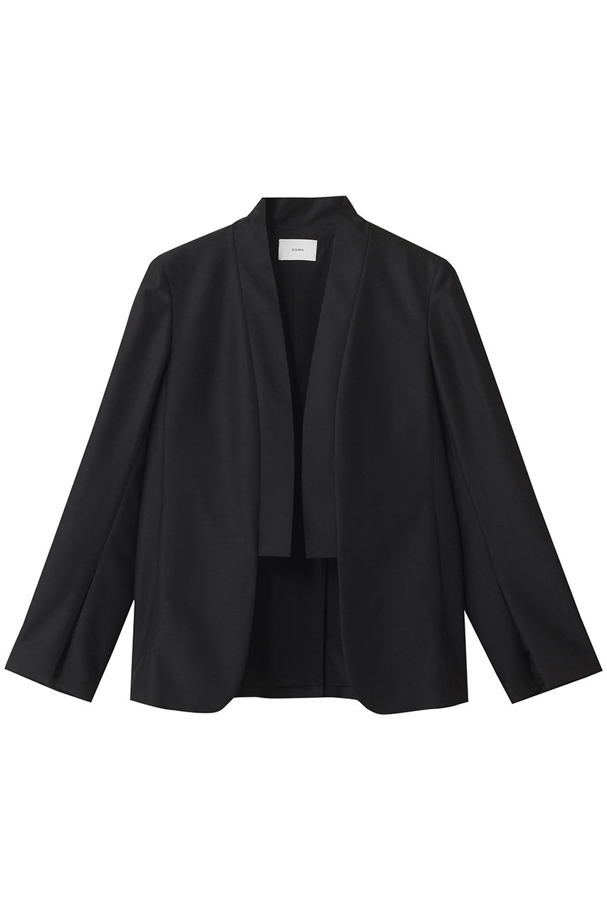 SCEARN WOOL SILK ジャケット (Black, 36) セアン ELLE SHOP SCEARN WOOL SILK ジャケット (Black, 36) セアン ELLE SHOP