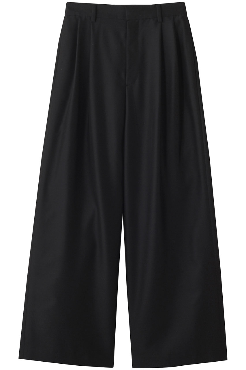 SCEARN WOOL SILK パンツ (Black, 36) セアン ELLE SHOP SCEARN WOOL SILK パンツ (Black, 36) セアン ELLE SHOP