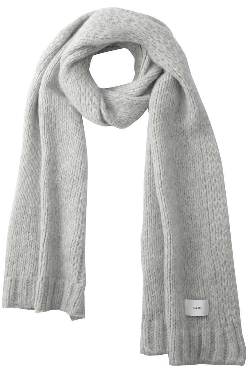 SCEARN HAIRY BABY ALPACA ニット (Lt.Gray, F) セアン ELLE SHOP SCEARN HAIRY BABY ALPACA ニット (Lt.Gray, F) セアン ELLE SHOP