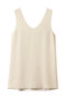 SILK CRAPE タンクトップ セアン/SCEARN Ecru