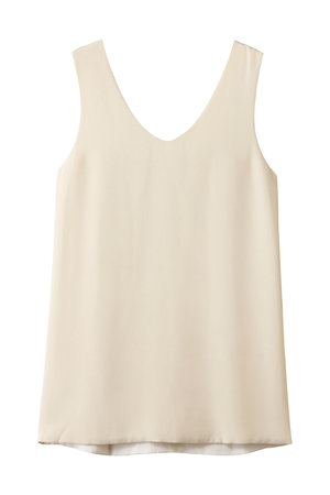 セアン/SCEARNのSILK CRAPE タンクトップ(110100/110101)