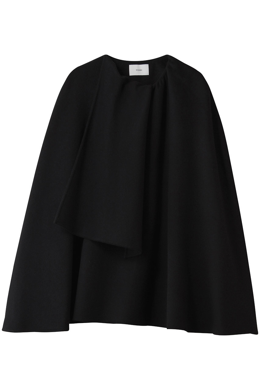 SCEARN WOOLSPIBER DOUBLE FACE コート (Black, 38) セアン ELLE SHOP SCEARN WOOLSPIBER DOUBLE FACE コート (Black, 38) セアン ELLE SHOP
