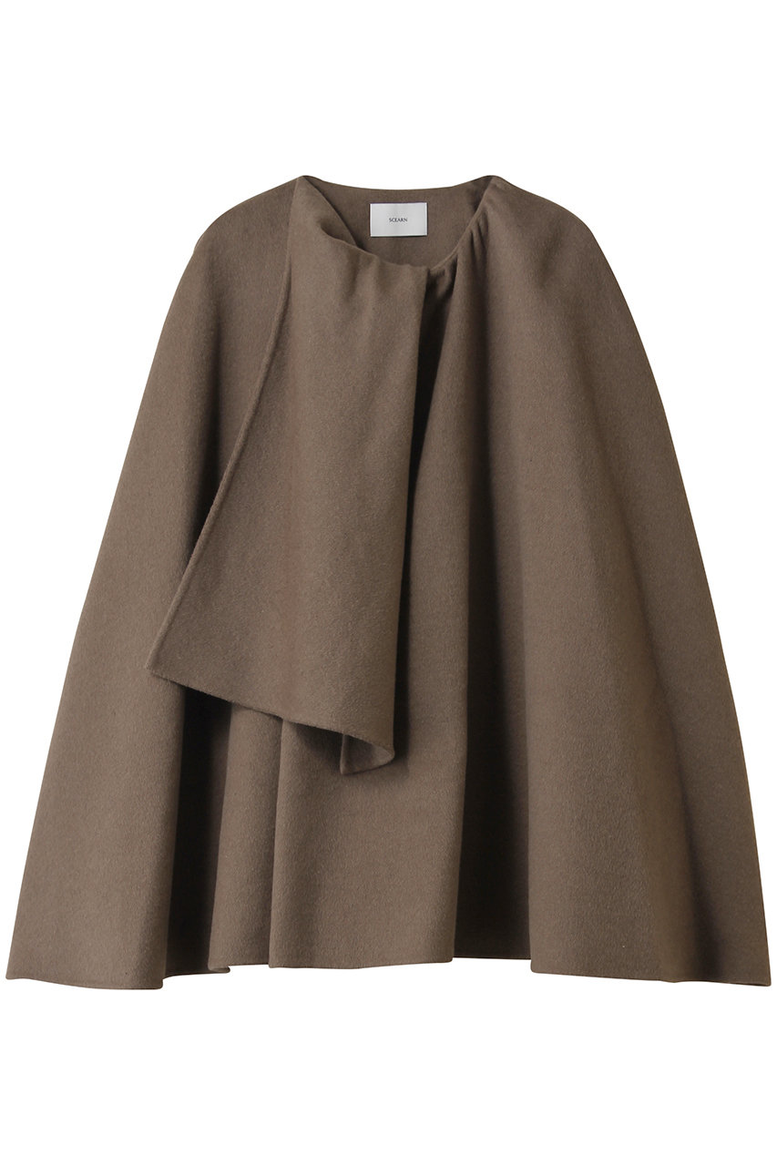 SCEARN WOOLSPIBER DOUBLE FACE コート (Taupe Brown, 38) セアン ELLE SHOP SCEARN WOOLSPIBER DOUBLE FACE コート (Taupe Brown, 38) セアン ELLE SHOP