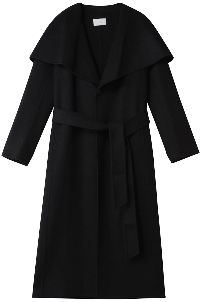 SCEARN WOOLSPIBER DOUBLE FACE コート (Black, 36) セアン ELLE SHOP SCEARN WOOLSPIBER DOUBLE FACE コート (Black, 36) セアン ELLE SHOP