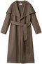 WOOLSPIBER DOUBLE FACE コート セアン/SCEARN Taupe Brown