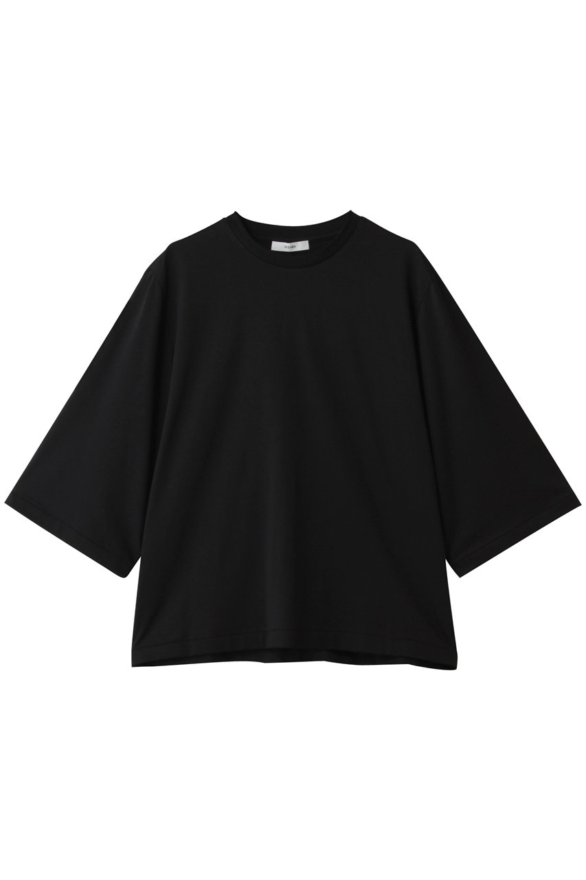 SCEARN COTTON PLAIN STITCH Tシャツ (Black, 38) セアン ELLE SHOP SCEARN COTTON PLAIN STITCH Tシャツ (Black, 38) セアン ELLE SHOP