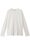 COTTON JERSEY ロングTシャツ セアン/SCEARN Ecru