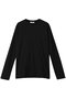 COTTON JERSEY ロングTシャツ セアン/SCEARN Black