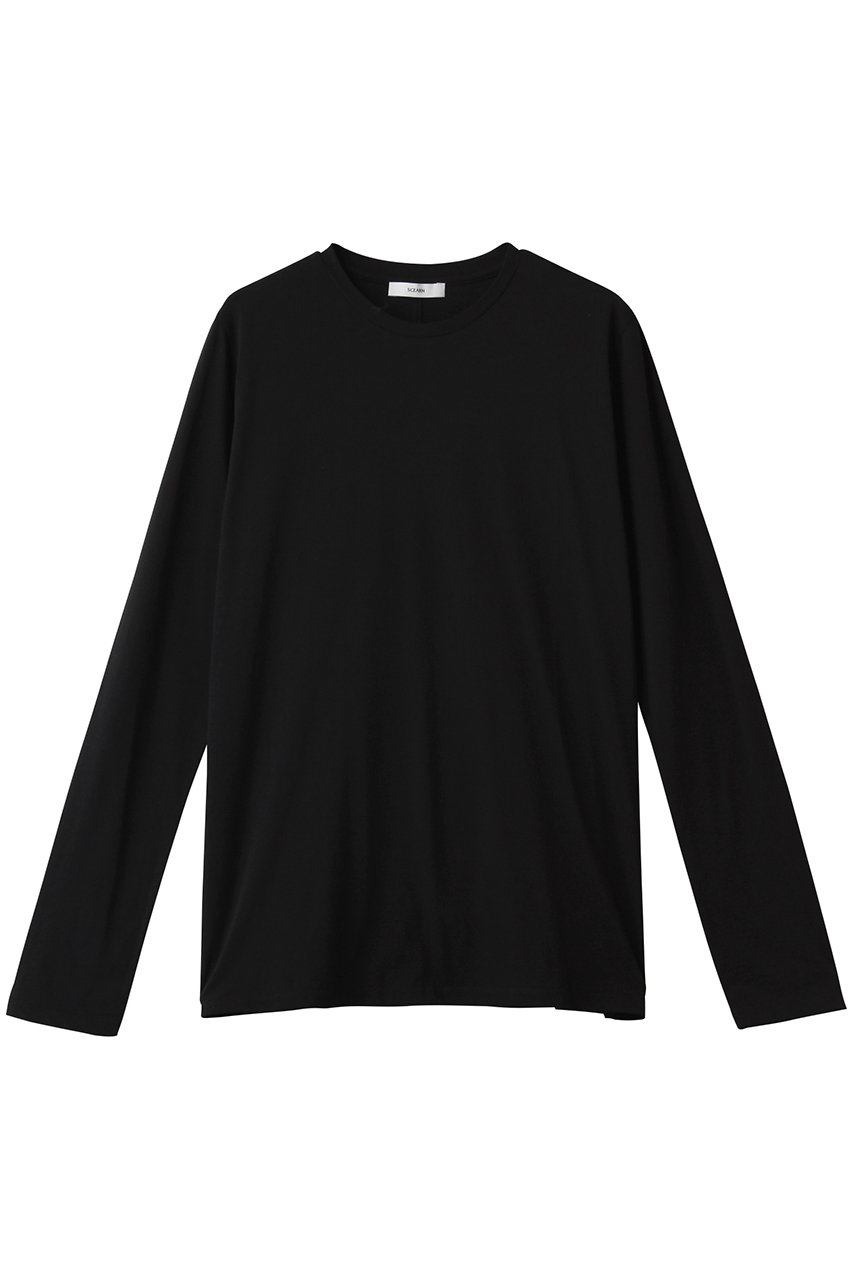 SCEARN COTTON JERSEY ロングTシャツ (Black, 38) セアン ELLE SHOP SCEARN COTTON JERSEY ロングTシャツ (Black, 38) セアン ELLE SHOP