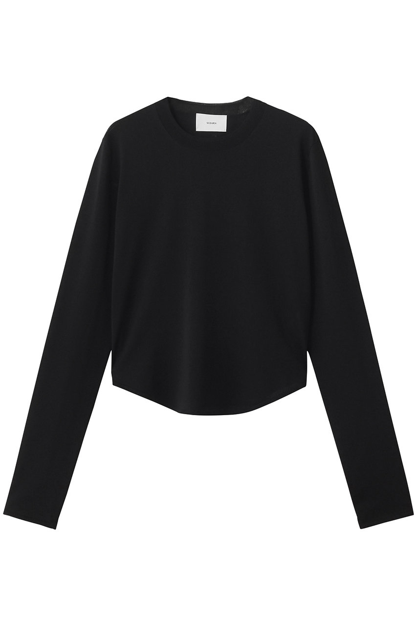 SCEARN LUSTROUS SYNTHETIC KNIT (Black, 38) セアン ELLE SHOP SCEARN LUSTROUS SYNTHETIC KNIT (Black, 38) セアン ELLE SHOP