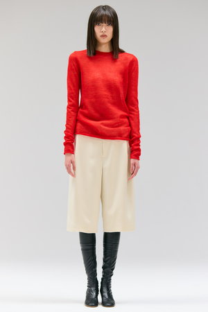 セアン/SCEARNのSHEER MOHAIR KNIT(110300/110301)